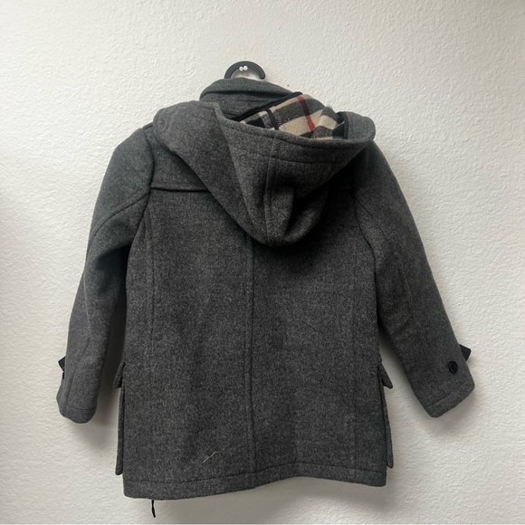 Burberry Wool Duffle Peacoat with Toggle Closure - Picture 6 of 7
